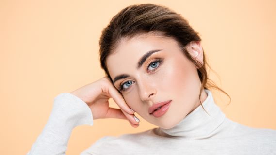 Brow and forehead treatment area