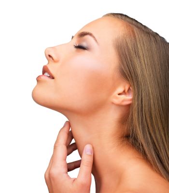 Chin treatment area illustration